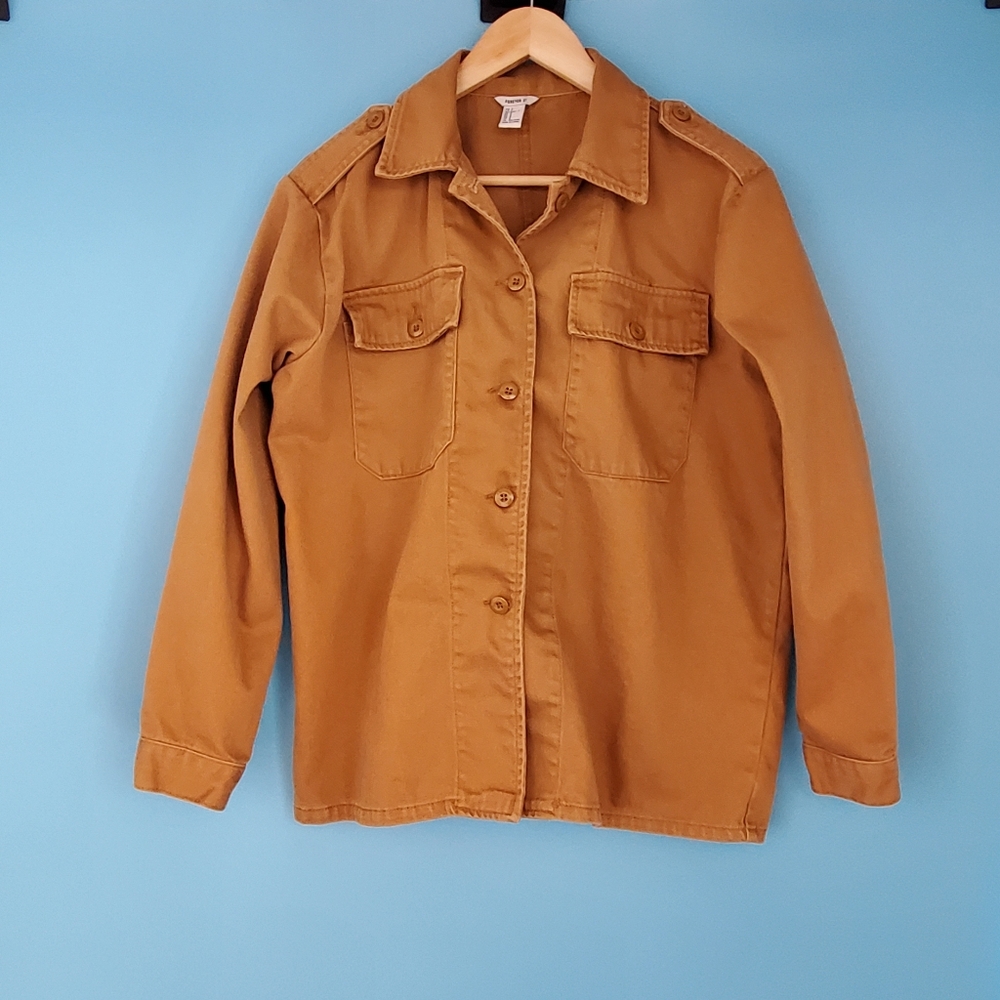 Forever 21 Jean Jacket Size Small Classic Terracotta